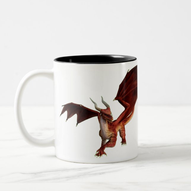 Dragon Twins Two Toned Mug (Left)