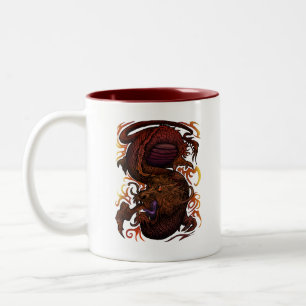 Dragon Two-Tone Coffee Mug
