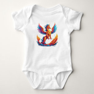 Dragon-Unicorn & Phoenix-Mermaid  Baby Bodysuit