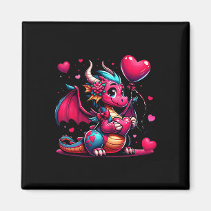 Dragon Valentine Hearts Animal Men Women Kids  Magnet