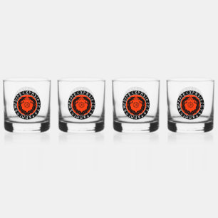 Dragon Viking Rune Protection Whiskey Glass