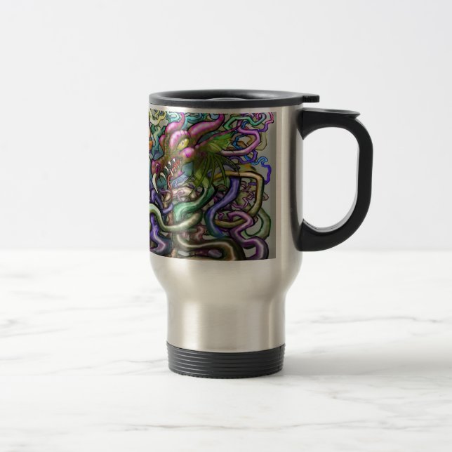 Dragon Vines Travel Mug (Right)