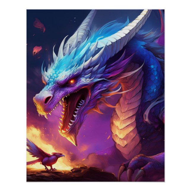 Dragon Vs. Firebird Poster (Front)