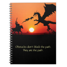 Dragon vs Knight Inspirational Motivational