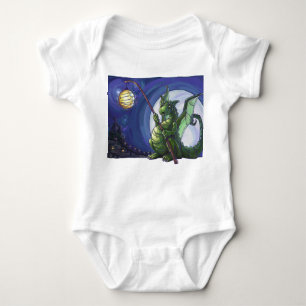 Dragon Watch Art Baby Bodysuit