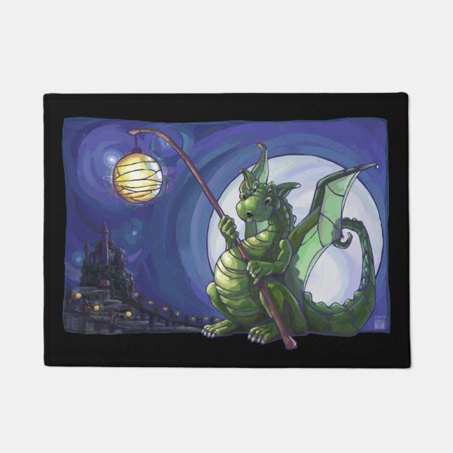 Dragon Watch Art Doormat (Front)