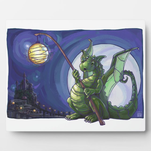 Dragon Watch Art Plaque (Front)