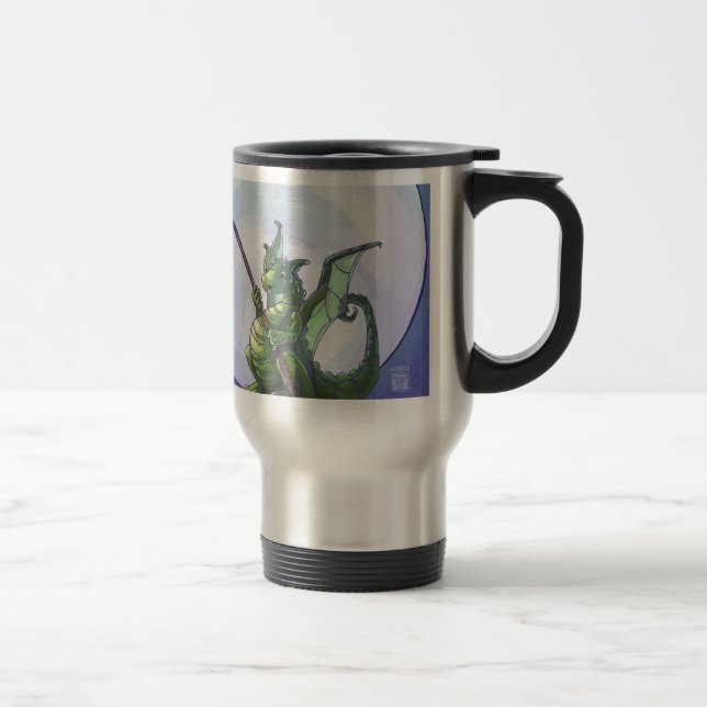 Dragon Watch Art Travel Mug (Right)