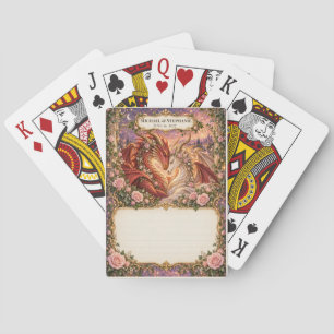 Dragon Wedding Guest Book Signing Deck Playing Cards