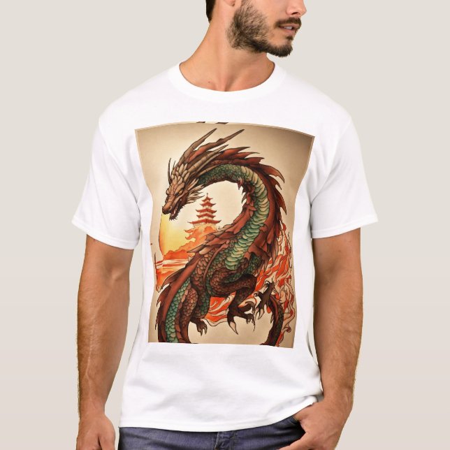 Dragon whispers; Mystical T-Shirt Collection" (Front)