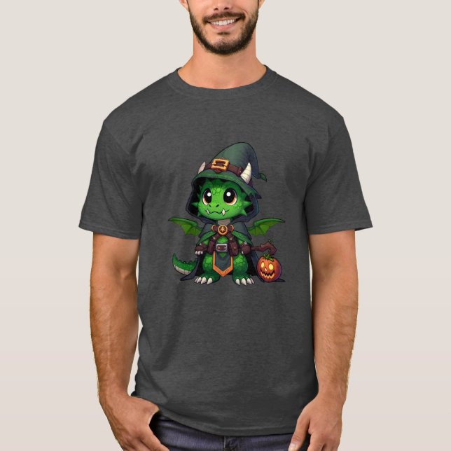 Dragon Witch Halloween T-Shirt (Front)