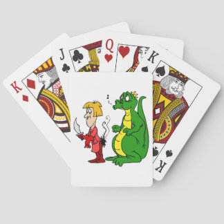 Dragon with Burnt Knight.png Playing Cards