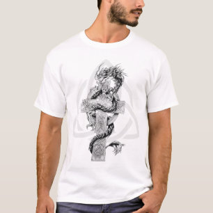 Dragon with Celtic symbol T-Shirt