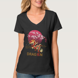 Dragon with Cherry Blossom T-Shirt
