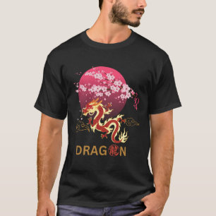 Dragon with Cherry Blossom T-Shirt