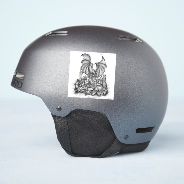 Dragon with Zombie (Helmet Side)