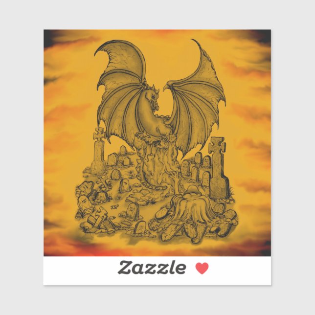 Dragon with Zombie (Sheet)