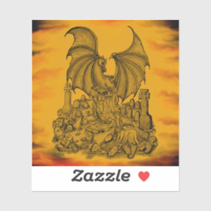 Dragon with Zombie