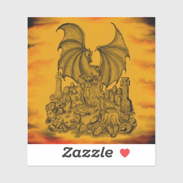 Dragon with Zombie (Sheet)