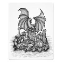 Dragon with Zombie