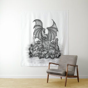 Dragon with Zombie Tapestry