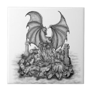 Dragon with Zombie Tile