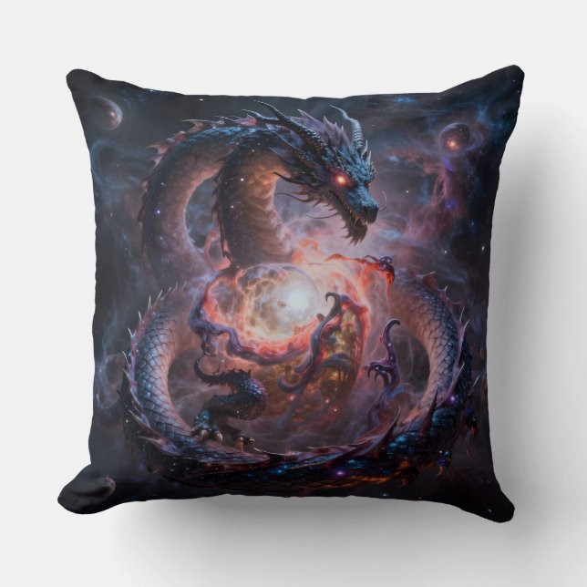 Dragon World – The Realm of Fire and Magic´1 Cushion (Front)