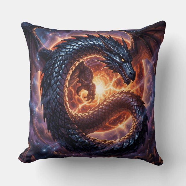 Dragon World – The Realm of Fire and Magic´3 Cushion (Front)