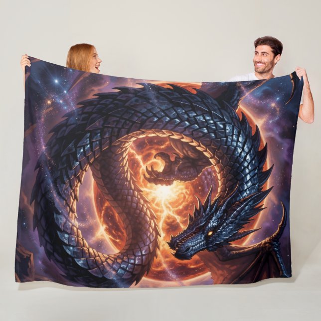 Dragon World – The Realm of Fire and Magic´3 Fleece Blanket (In Situ)