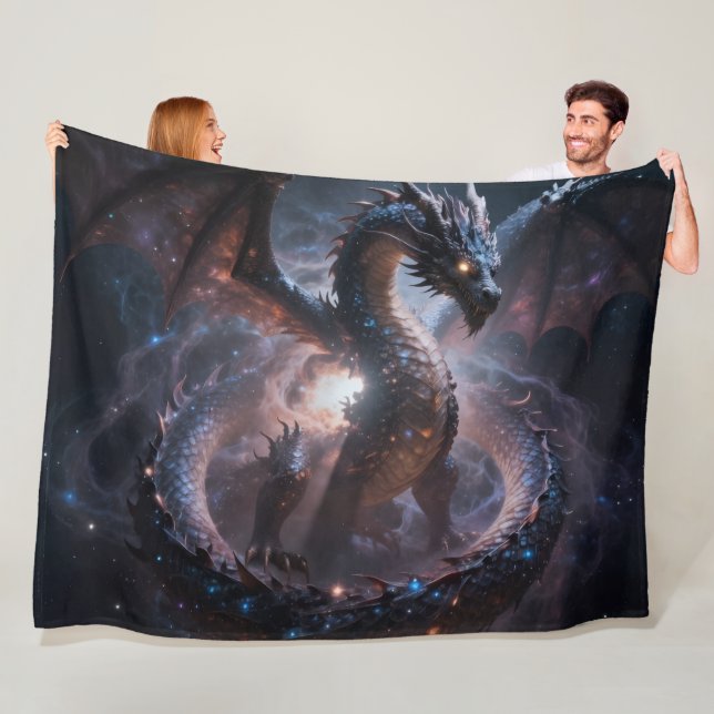 Dragon World – The Realm of Fire and Magic Fleece Blanket (In Situ)