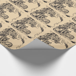 dragon wrapping paper