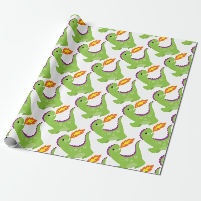 Dragon Wrapping Paper (Unrolled)