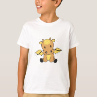 Dragon Yellow Fairy Tale Fantasy Cute Animals