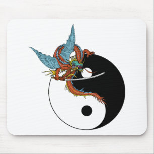 Dragon Yin Yang Gift Mouse Pad