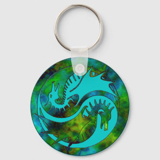 Dragon Yin Yang Key Ring