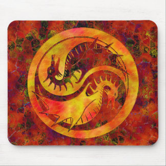 Dragon Yin Yang Mouse Pad