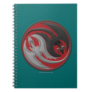 Dragon Yin-Yang Spiral Notebook
