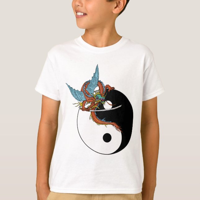 Dragon Yin Yang T-Shirt (Front)
