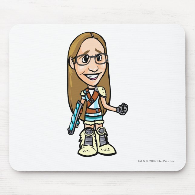 Dragona Terror Mountain Staff Player Mouse Pad (Front)