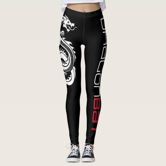 DRAGONBAT Women's Table Tennis Leggings (Front)