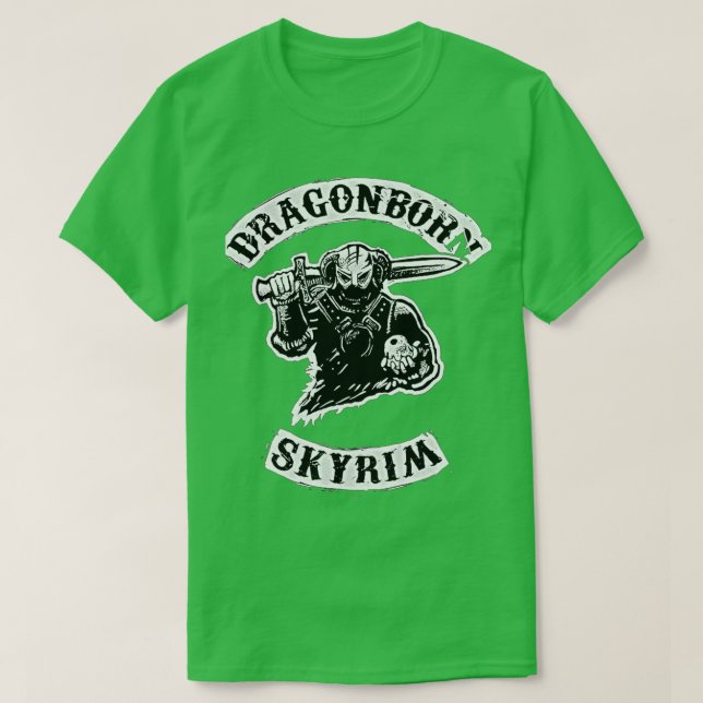 Dragonborn K T-Shirt (Design Front)
