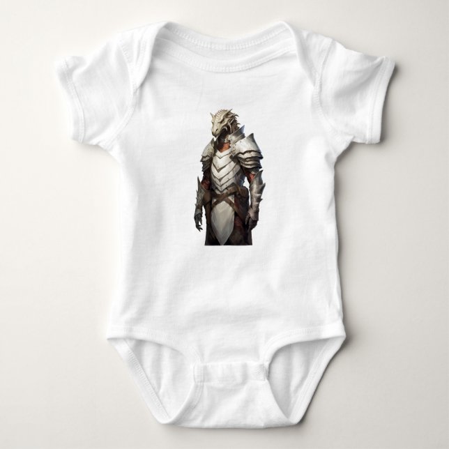 Dragonborn Paladin Baby Bodysuit (Front)