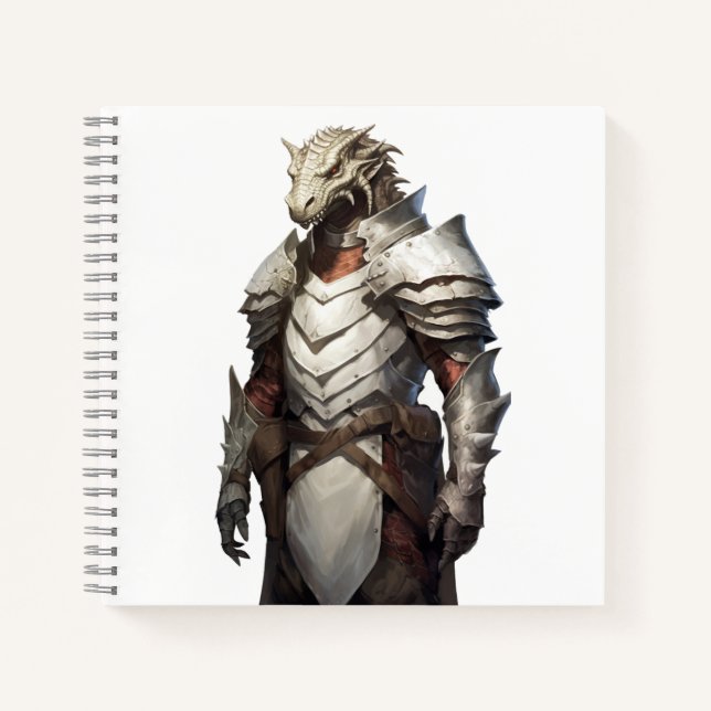 Dragonborn Paladin Notebook (Front)
