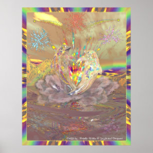 Dragoncats Dolphin Dance Poster