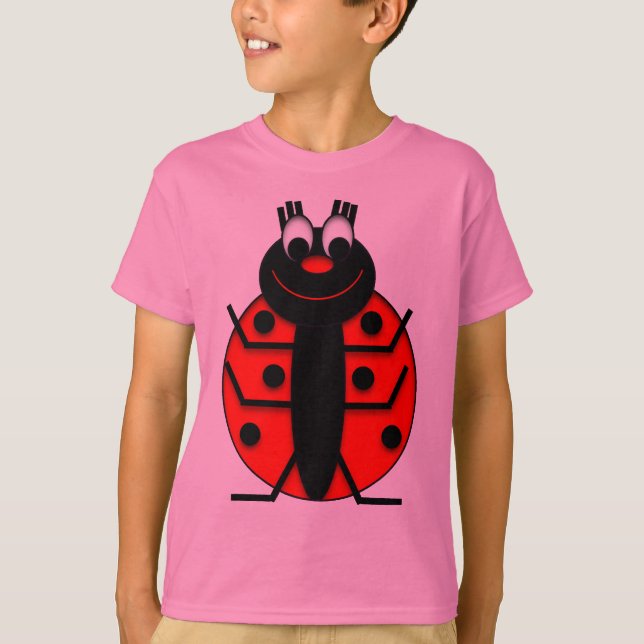 DragonCats LIL Critters Lady Bug T-Shirt (Front)