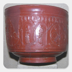 Dragondorff cup, from Graufesenque, c.150 BC (terr Square Sticker
