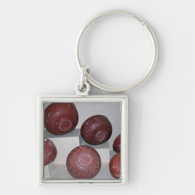 Dragondorff cups, c.150 BC (pottery) Key Ring (Front)