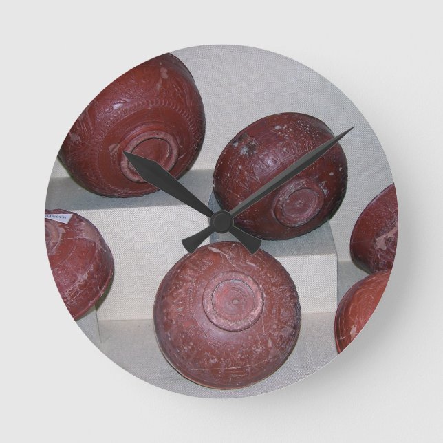 Dragondorff cups, c.150 BC (pottery) Round Clock (Front)