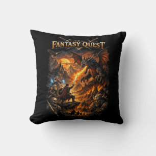 Dragonfire Quest Cushion