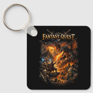 Dragonfire Quest Key Ring